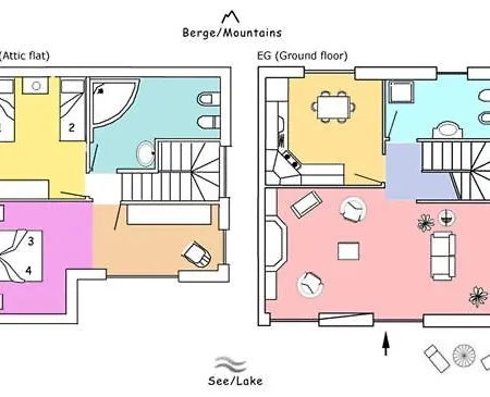 Peppone Ferienhaus 펜션 *